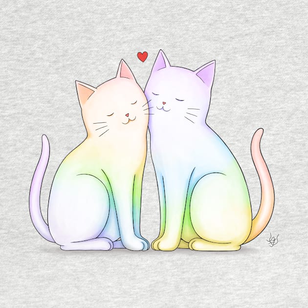 Rainbow Cats by BastetLand